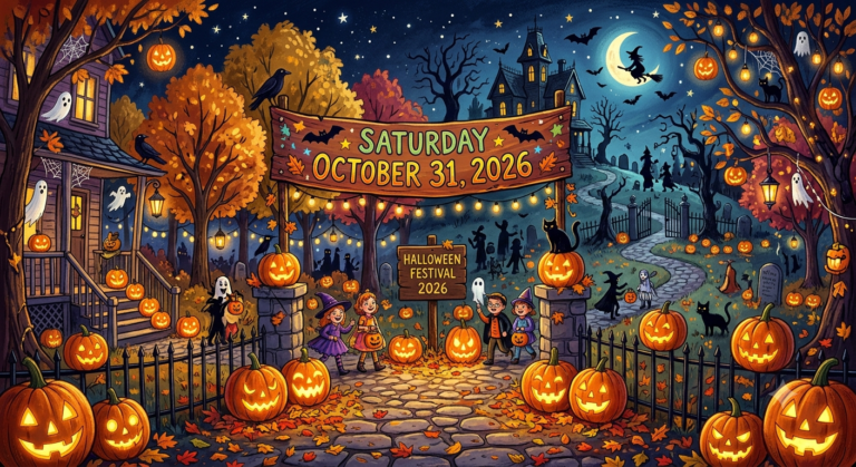 When Is Halloween 2026? Date, Day of the Week & Trick-or-Treat Guide Halloween 2026 falls on Saturday October 31